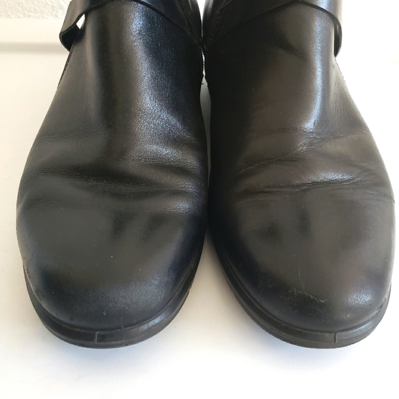 Еcco Women Black Leather Comfy Ankle Boots - Picture 14 of 16